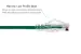 Cat6 Slim Ethernet Patch Cable, Snagless, 10 ft, Green