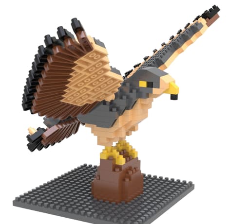 Mini Building Blocks: Peregrine Falcon (366 pieces)
