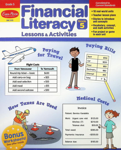 Financial Literacy Lessons and Activities, Grade 5