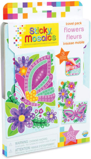 Sticky Mosaics Travel Pack - Flowers