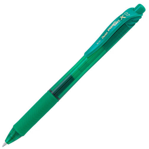 EnerGel-X, Techniclick Pen/Pencil Set 0.7mm, White Accent Green