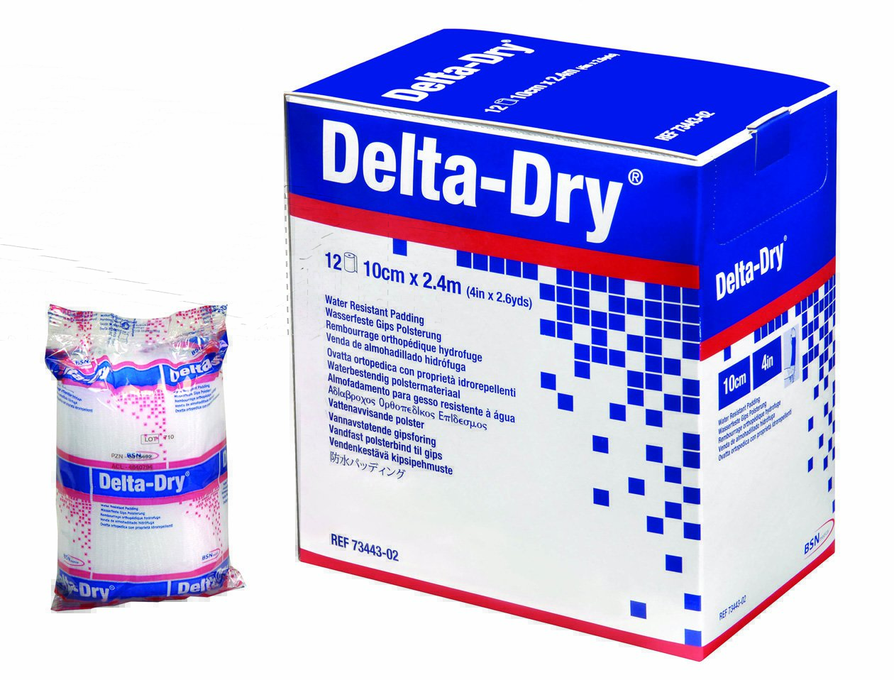 Delta-Dry White Synthetic Water Resistant Cast Padding, 3 Inch x 2.6 Yard MK 587450