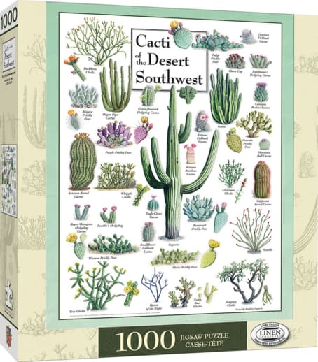 MasterPieces Cacti of the Desert Southwest Puzzle - Poster Art (1000 piece)