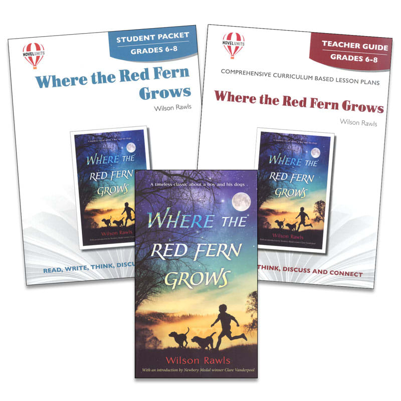 Novel Units Where the Red Fern Grows Set