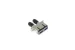 ST-SC Multimode Duplex Fiber Optic Cable Adapter