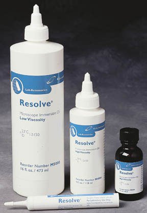 Resolve Low Viscosity Immersion Oil, 1-ounce Bottle MK 245254
