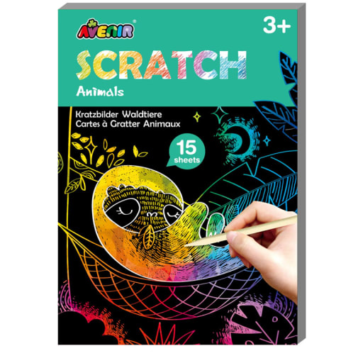 Scratch Mini Book: Animals