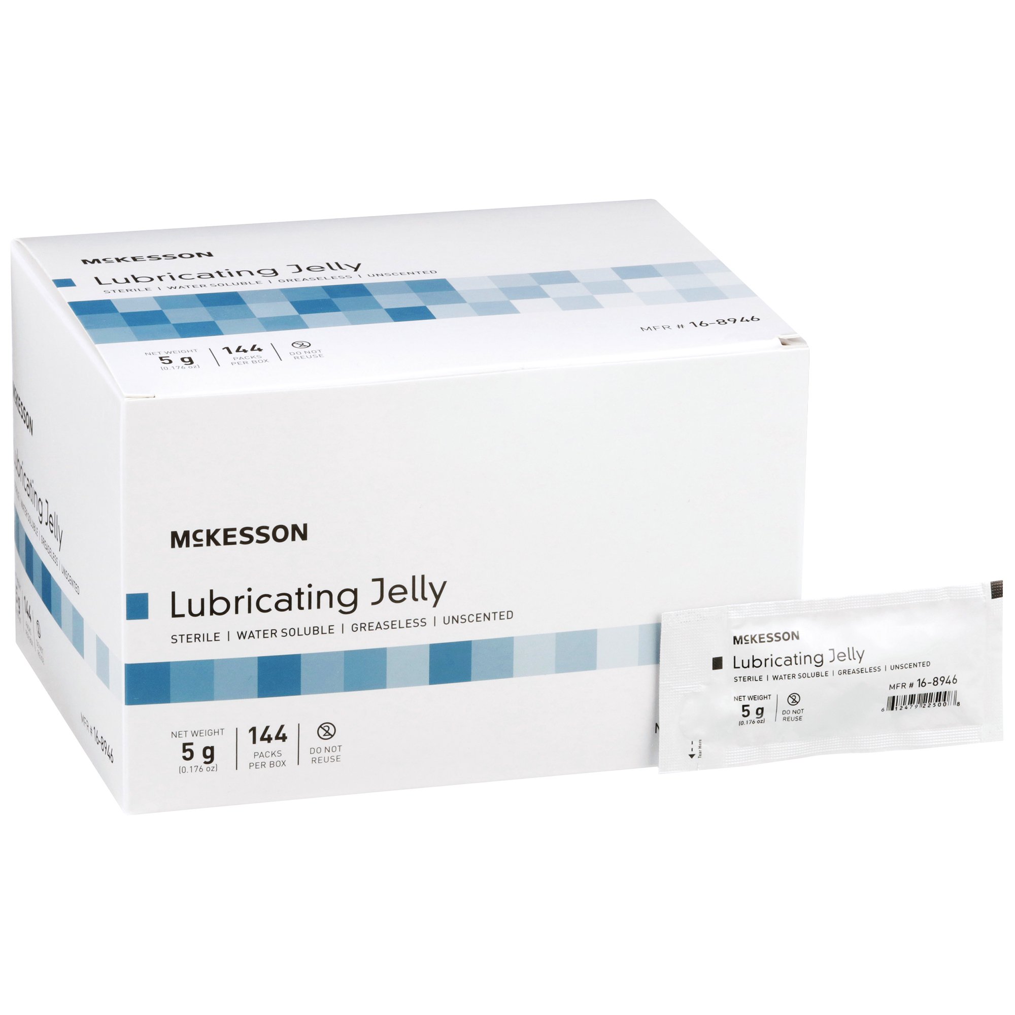McKesson Lubricating Jelly, 5-gram Packet MK 1066699