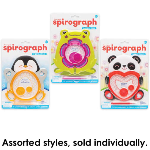 Spirograph Doodle Pals - Assorted Style (Panda/Penguin/Frog)