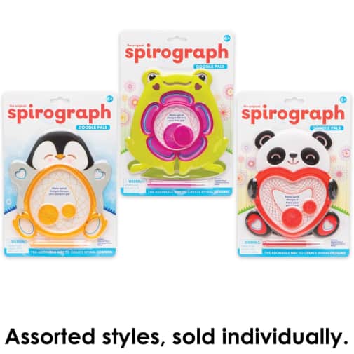 Spirograph Doodle Pals - Assorted Style (Panda/Penguin/Frog)