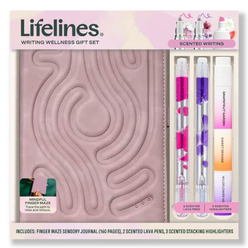 Lifelines Writing Wellness Gift Set - Pink