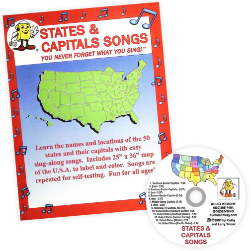 States and Capitals Songs Kit w/ CD