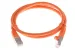 Cat6 Shielded Ethernet Patch Cable, Half-moon Boot, 3 ft, Orange