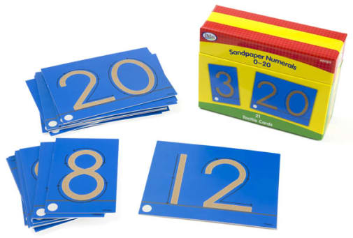 Sandpaper Numerals 0-20