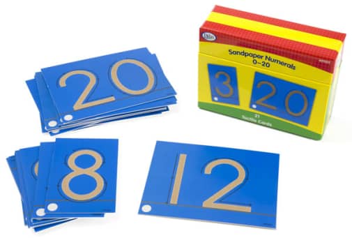 Sandpaper Numerals 0-20