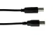 USB 2.0 A to B Cable, Black, 15ft