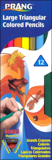 Prang Large Triangular Colored Pencils (5.5 mm cores)
