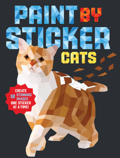 Paint By Sticker Kids: Cats - Create 10 Sticker Art Pictures