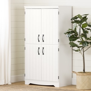 Vito Small 2 Door Storage Cabinet Pure White - South Shore