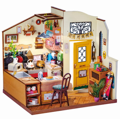 Cozy Homey Kitchen DIY Miniature House | Rolife