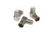 F-type Push-on Male to Female Right Angle Adapter