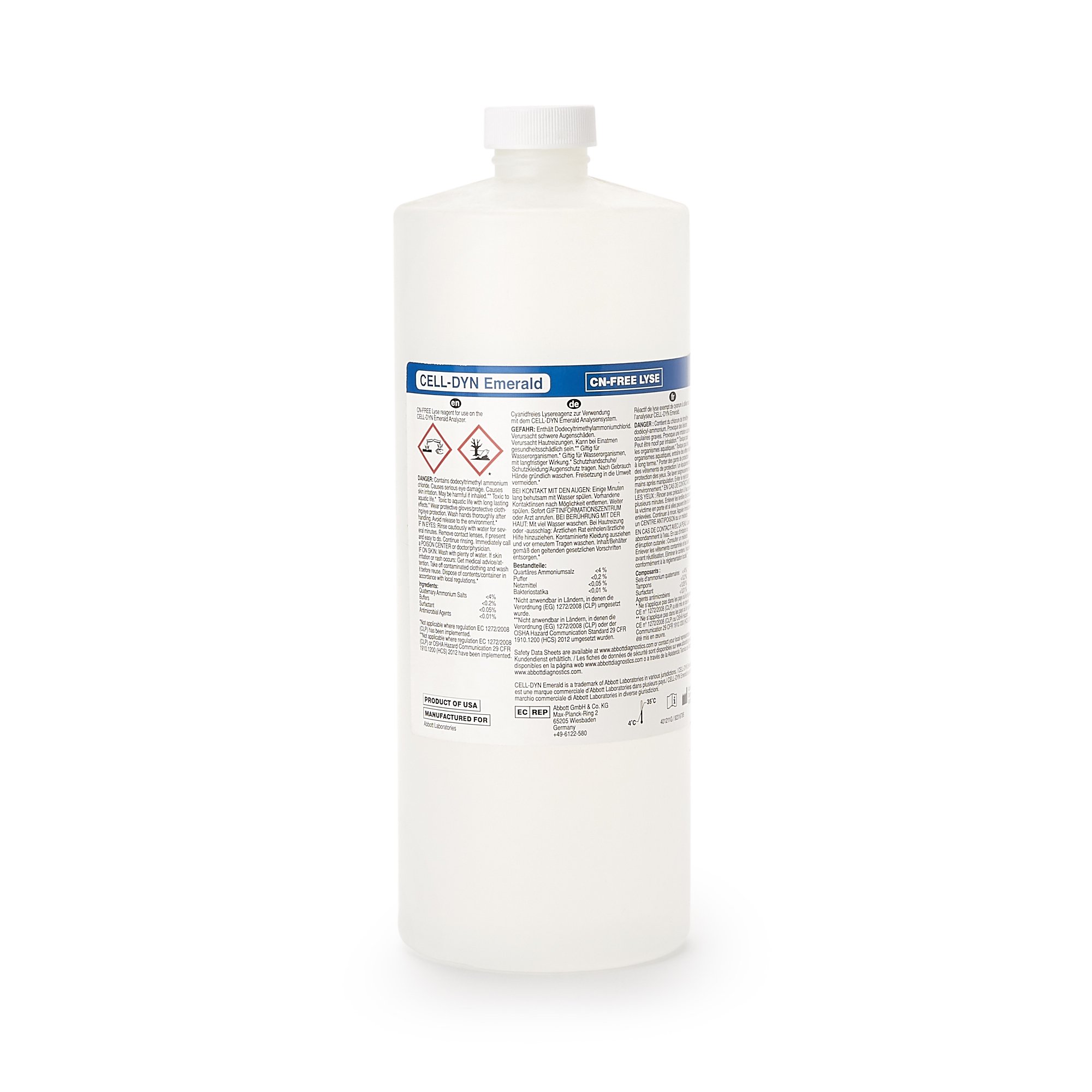 Cell-Dyn Reagent for use with Cell-Dyn Emerald Analyzer, Lyse test MK 861612