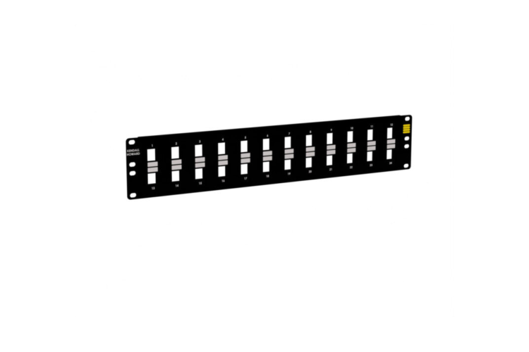 2U 24 Port Blank Keystone Patch Panel - Welded