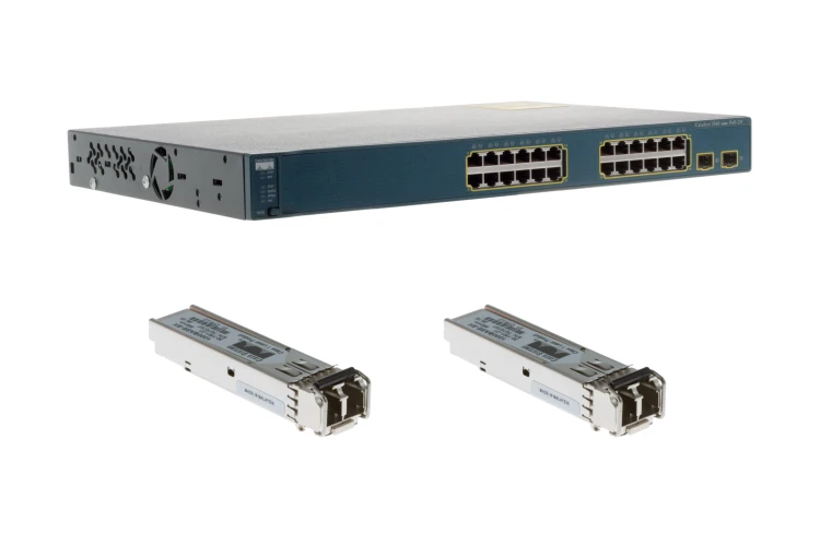 Cisco 3560 Series 24 Port PoE Deployment Kit, WS-C3560-24PS-S, Refurbished, Original