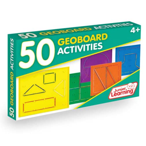 50 Geoboard Activity Cards