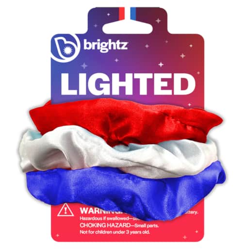 Lighted Scrunchies - Patriotic (3 pack)