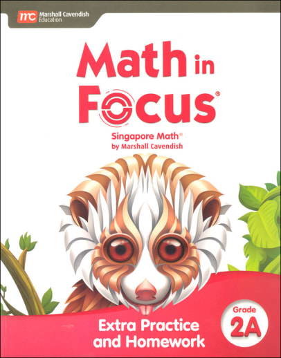 Math in Focus 2020 Extra Practice and Homework Volume A Grade 2