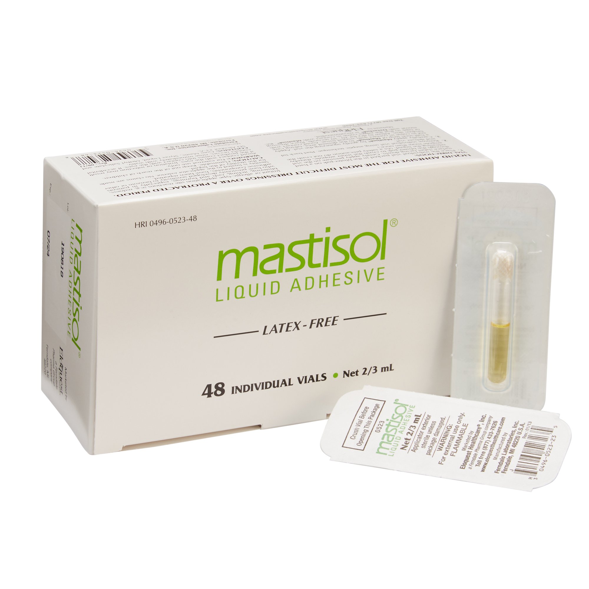 Mastisol Liquid Bandage, 2/3 mL Sterile Tip Vial MK 384949