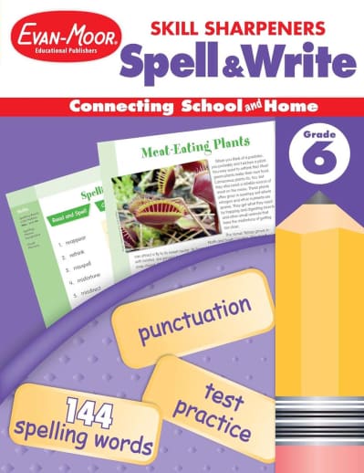 Skill Sharpeners: Spell & Write - Grade 6