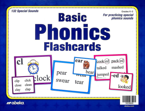 Abeka Basic Phonics Flashcards