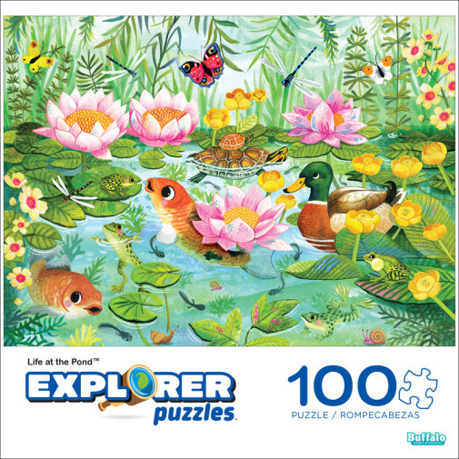 Life at the Pond Puzzle (100 pieces)