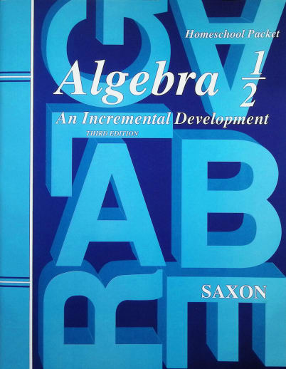 Saxon Algebra 1/2 3rd Edition Solution Manual