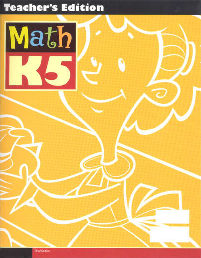 BJU Press Math K5 Teacher Edition with CD 3rd Edition