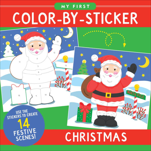 My First Color-By-Sticker - Christmas