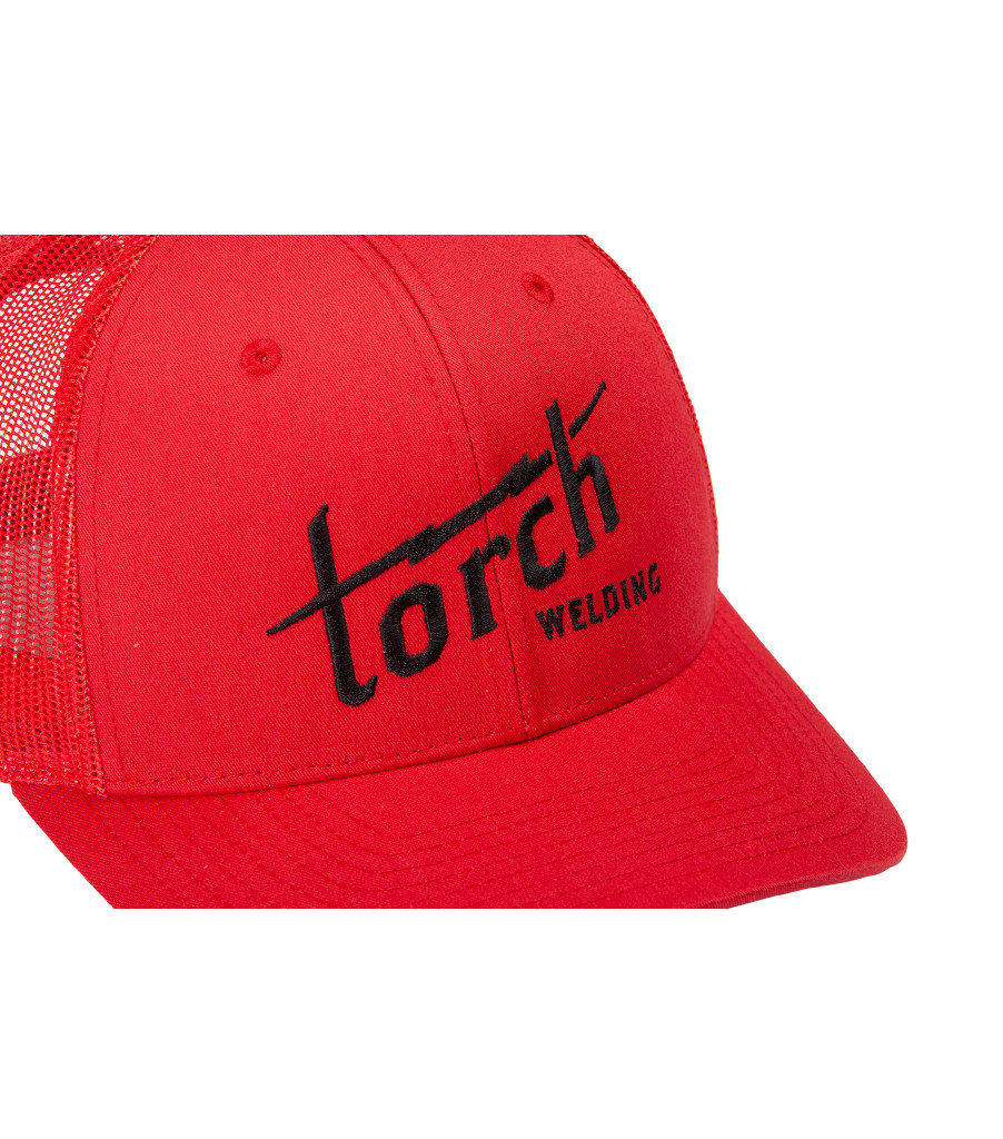 Torch Retro Trucker Cap – Red | Mechanix US