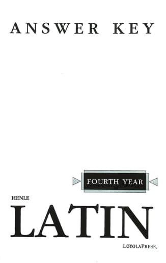 Henle Fourth Year Latin Key