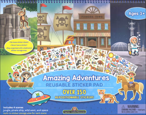 Reusable Sticker Pads - Amazing Adventures