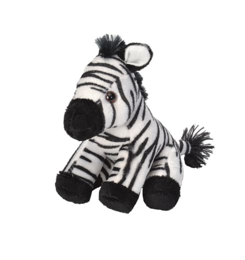 Pocketkins-Eco Zebra 5" Plush