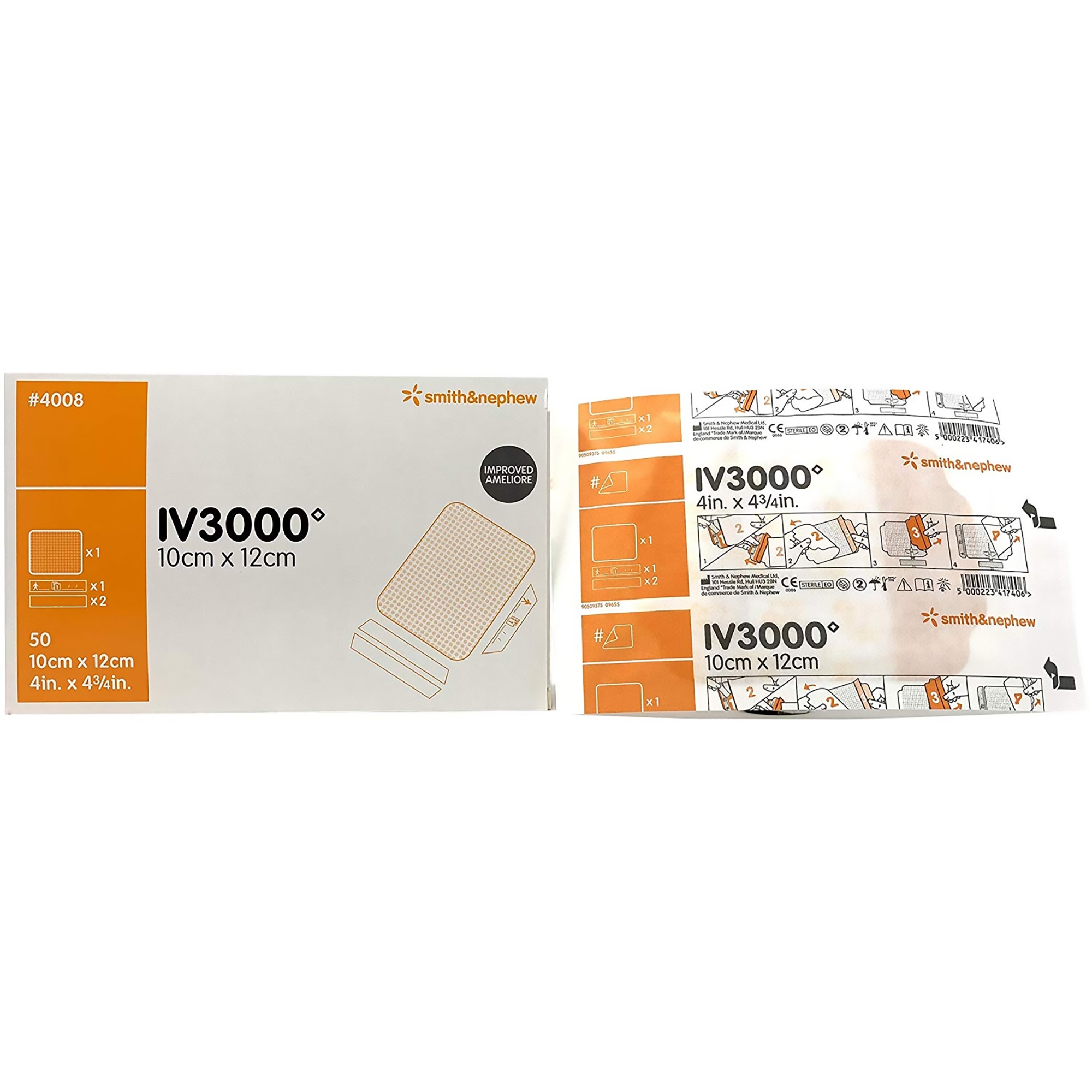 IV3000 IV Dressing, 4 x 4-3/4 Inch MK 375140