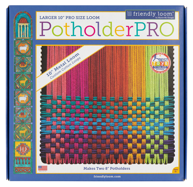 Friendly Loom Traditional Potholder Loops