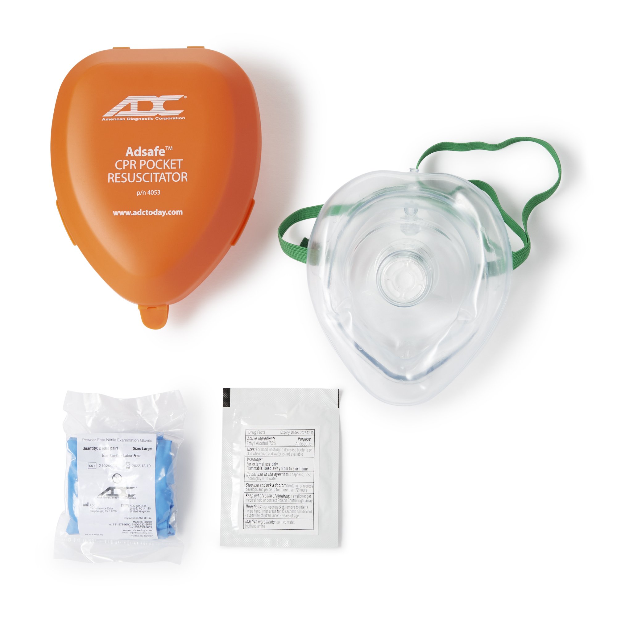 Adsafe CPR Pocket Resuscitation Mask MK 554356