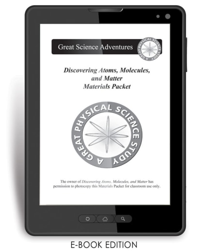 Discovering Atoms, Molecules, and Matter Materials Packet e-book