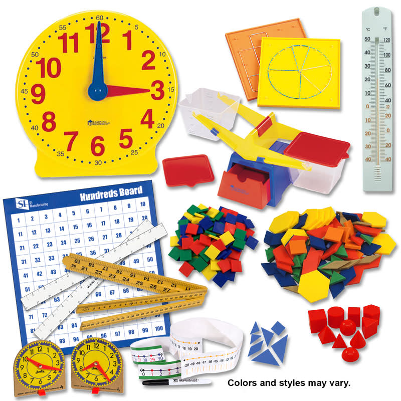 Manipulative Kit 2 (Basic Plastic Pattern Blocks, Optional Items)