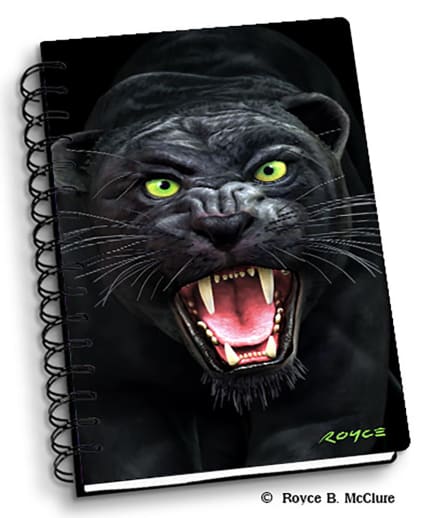 Black Panther 3D Notebook 4" x 6"