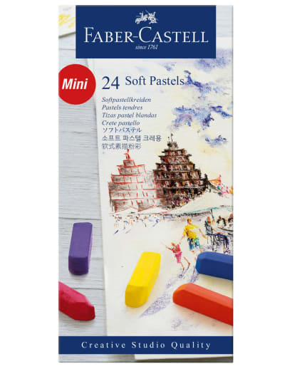 Soft Pastels Half-Length Sticks (24 count)