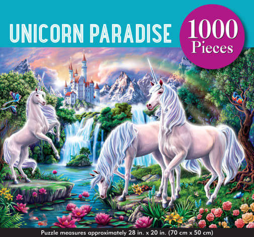 Unicorn Paradise Jigsaw Puzzle (1000 piece)